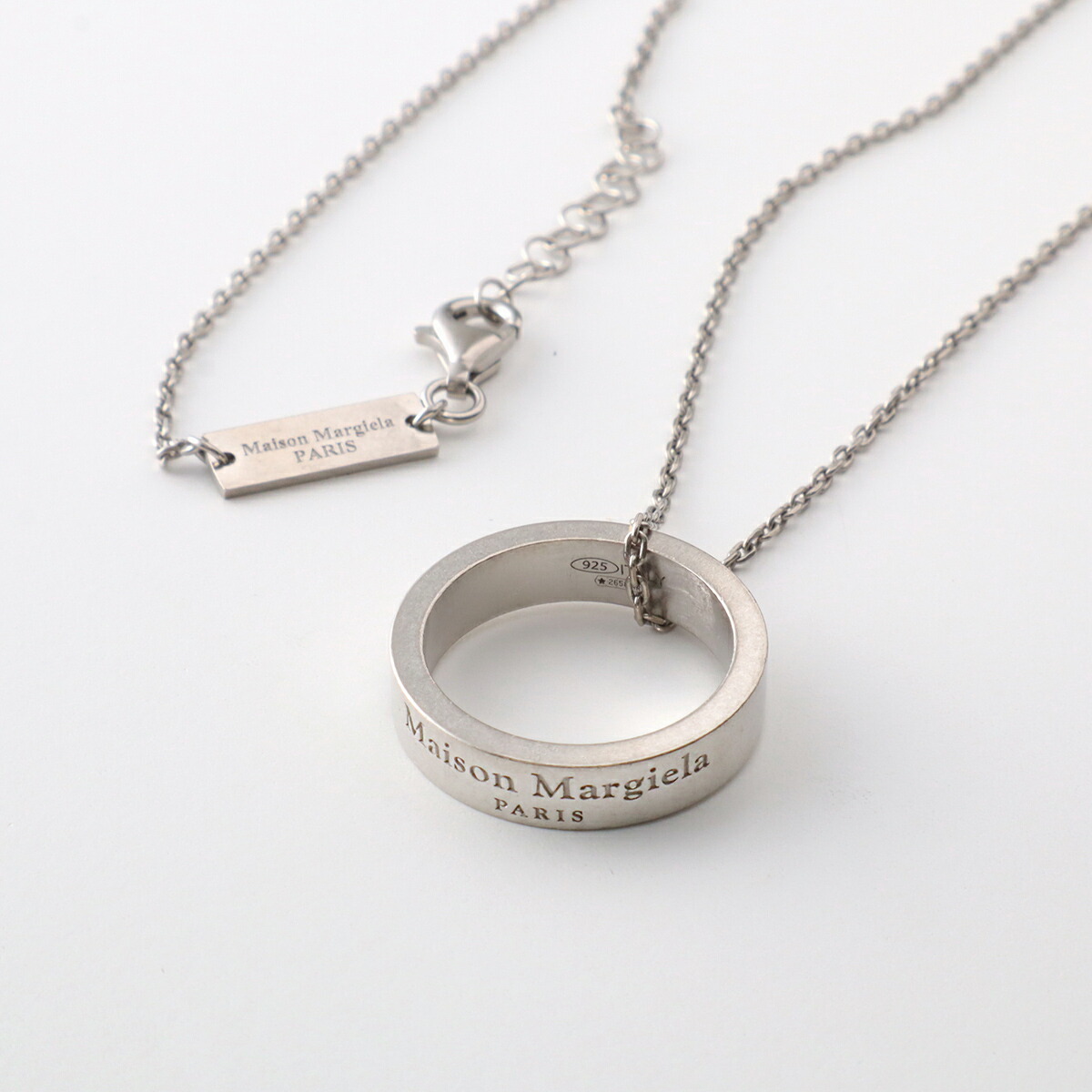 MAISON MARGIELA メゾンマルジェラ ネックレス SM1UU0031 SV0091 メンズ リング ペンダント アクセサリー 指輪 シルバー925 951 SM1UU0031SV0091951|インポートセレクトmusee
