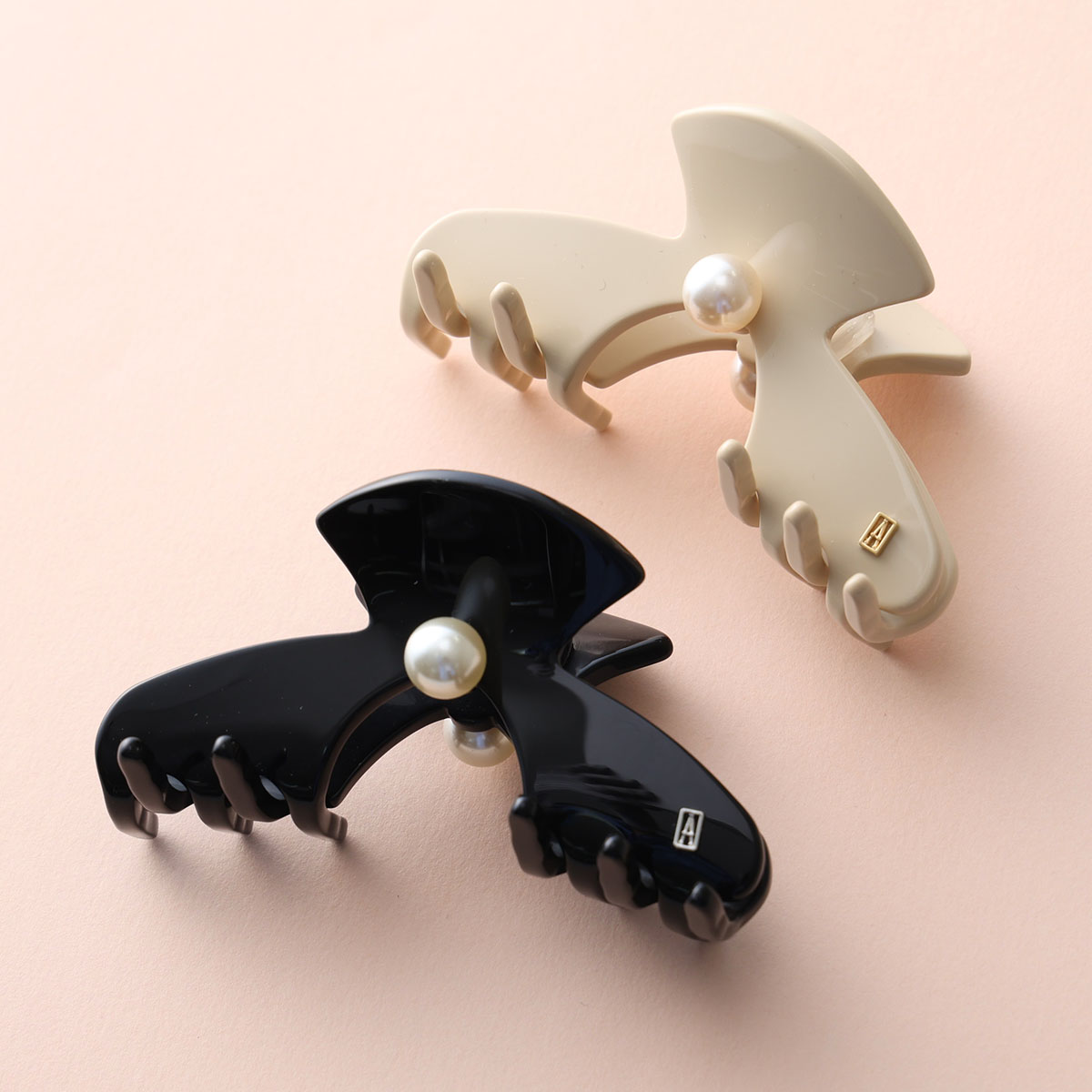 ALEXANDRE DE PARIS アレクサンドル ドゥ パリ ヘアクリップ M ACCM-18214-05 レディース パール ヘアアクセサリー 髪留め|インポートセレクトmusee