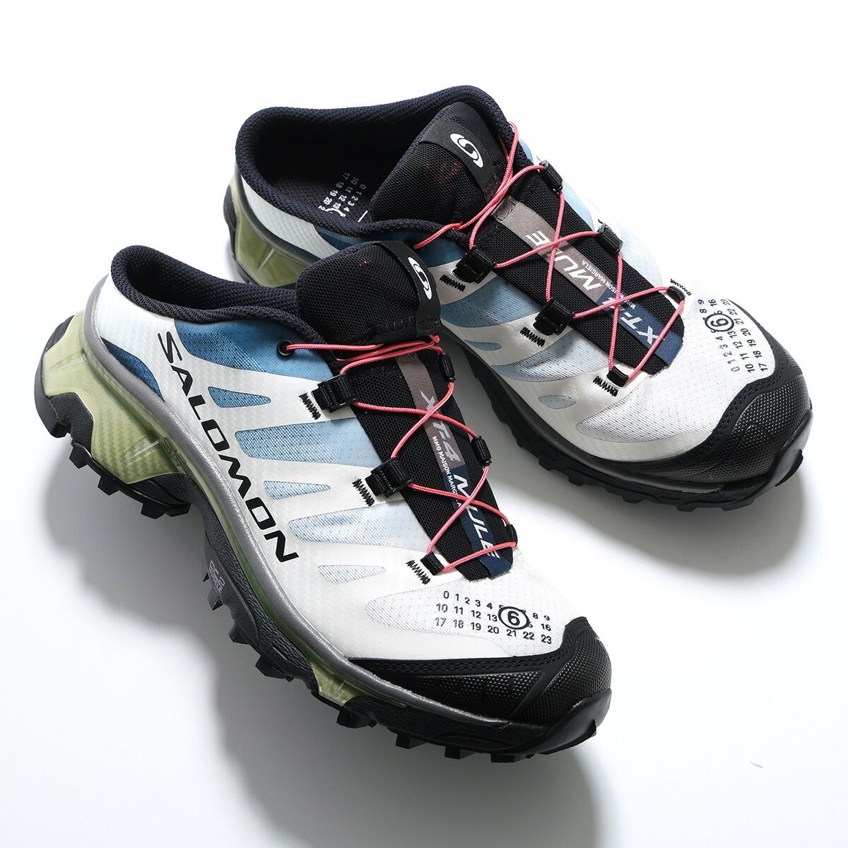 MM6 &times; SALOMON エムエムシックス メゾンマルジェラ サロモン コラボ スニーカー XT-4 MULE SH1WS0017 P8163 メンズ ローカット シューズ 靴 HB425/VANILLA-ICE/GIBRALTAR-SEA/SWEET-PEA SH1WS0017P8163HB425｜インポートセレクトmusee
