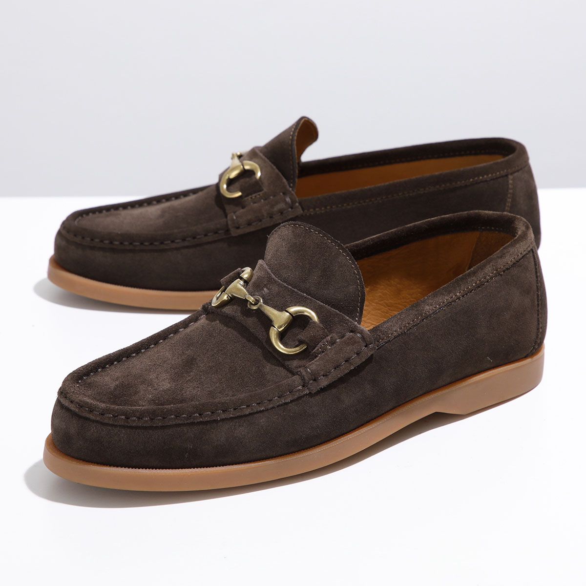 【訳あり-40のみ】IL MOCASSINO イルモカシーノ ビットローファー B/REVERSO MGO KALIEDO/GOMMA WIND メンズ スエード モカシン ラバーソール レザーシューズ 靴 175BIS|インポートセレクトmusee