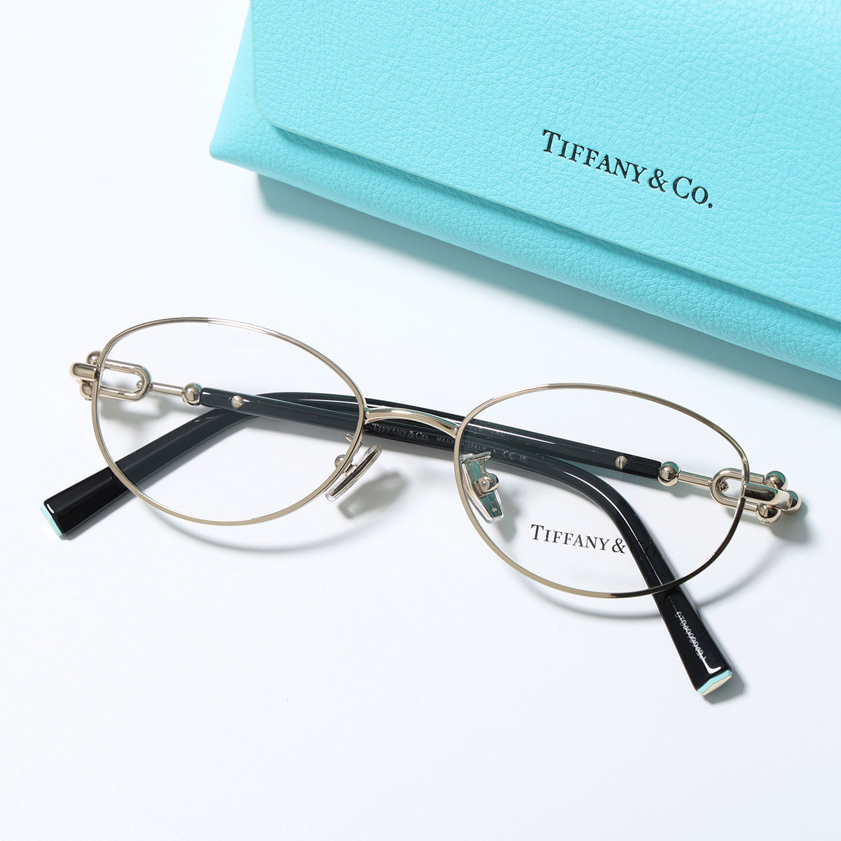Tiffany&Co. ティファニー メガネ HardWear ハードウェア TF1176-D レディース オーバル型 メタルフレーム 細フレーム フルリム クリングスタイプ アジアンフィット 6021|インポートセレクトmusee