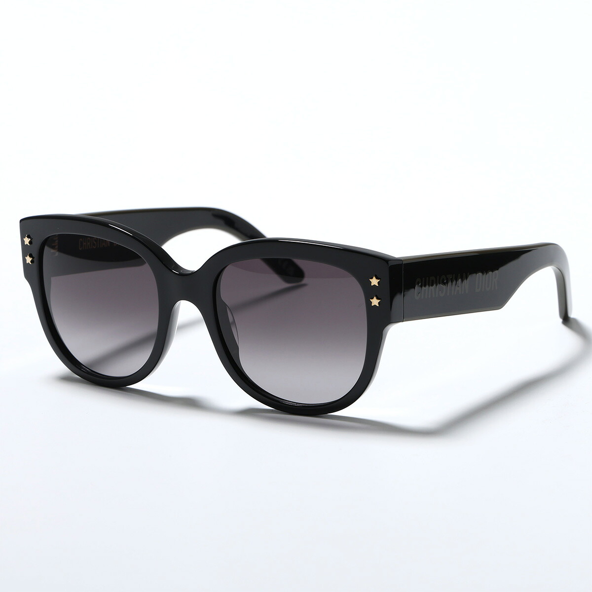 Dior ディオール サングラス DiorPacific B2I 16A1 CD40157I 05B レディース バタフライ型 ウェリントン型 セルフレーム フルリム アジアンフィット ブラック｜インポートセレクトmusee