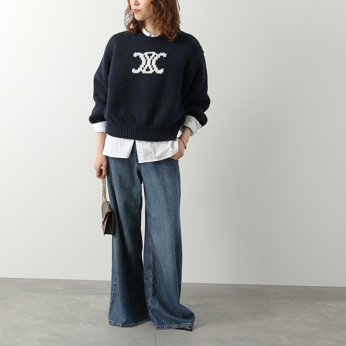 CELINE セリーヌ ニット RY0ZX3T27.07MW レディース セーター 長袖