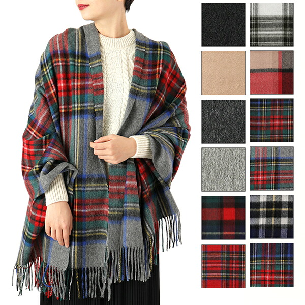 楽天市場 Tweed Mill ツイードミル Lambswool Knee Rug 70 190 ウール