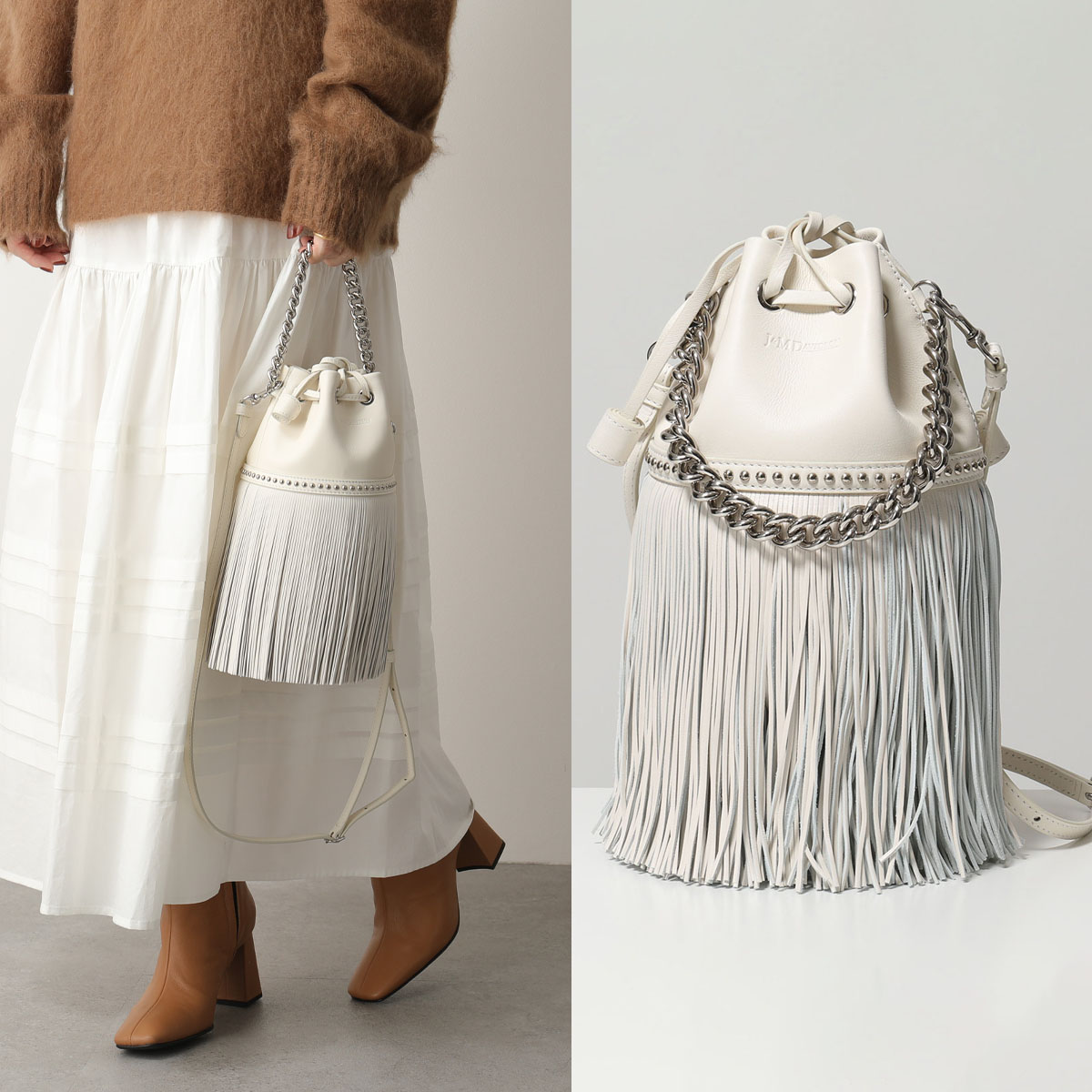 人気沸騰】 J&M Davidson レディース【2021Aw】 015S/New-White 鞄 ショルダーバッグ 巾着 レザー スタッズ  Carnival Fringe Mini Scnp 1Xx Lmnc 7502 1856N デヴィッドソン ジェイアンドエム - レディースバッグ -  Williamsav.com