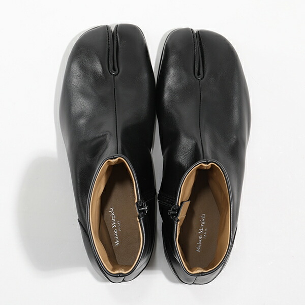 楽天市場 エントリーでポイント最大8倍 5日18時 23時59まで Maison Margiela メゾンマルジェラ 22 S57wu0134 Pr516 レザー タビブーツ 足袋ブーツ ショートブーツ T8013 靴 メンズ インポートセレクト Musee