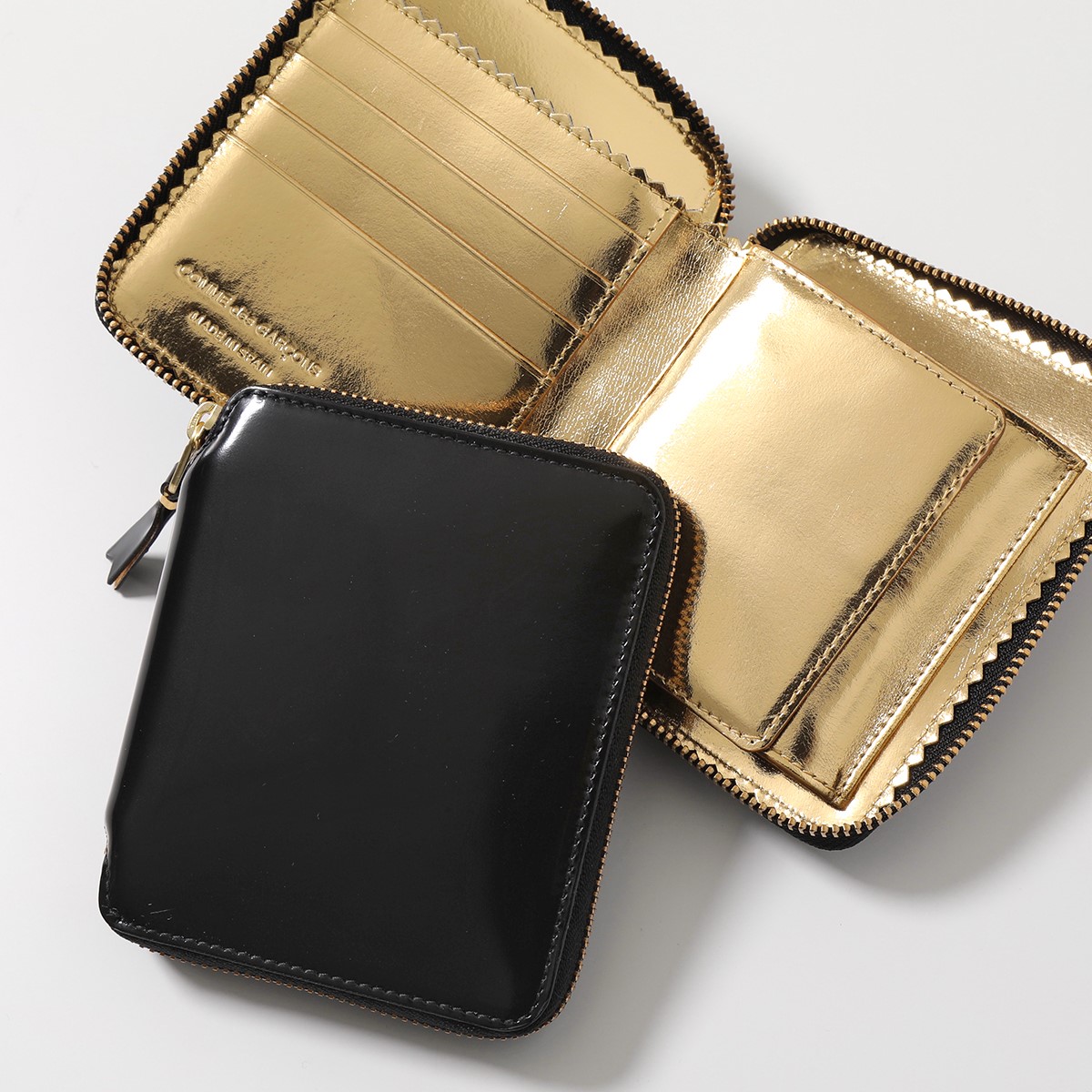 楽天市場】COMME des GARCONS コムデギャルソン 二つ折り財布 GOLD