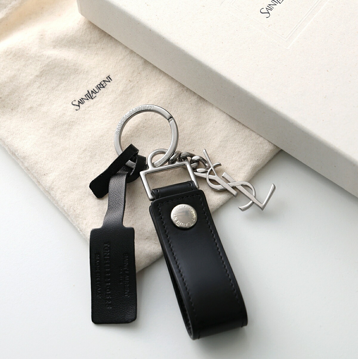 楽天市場】ラッピング済み サンローラン カサンドラキーリング