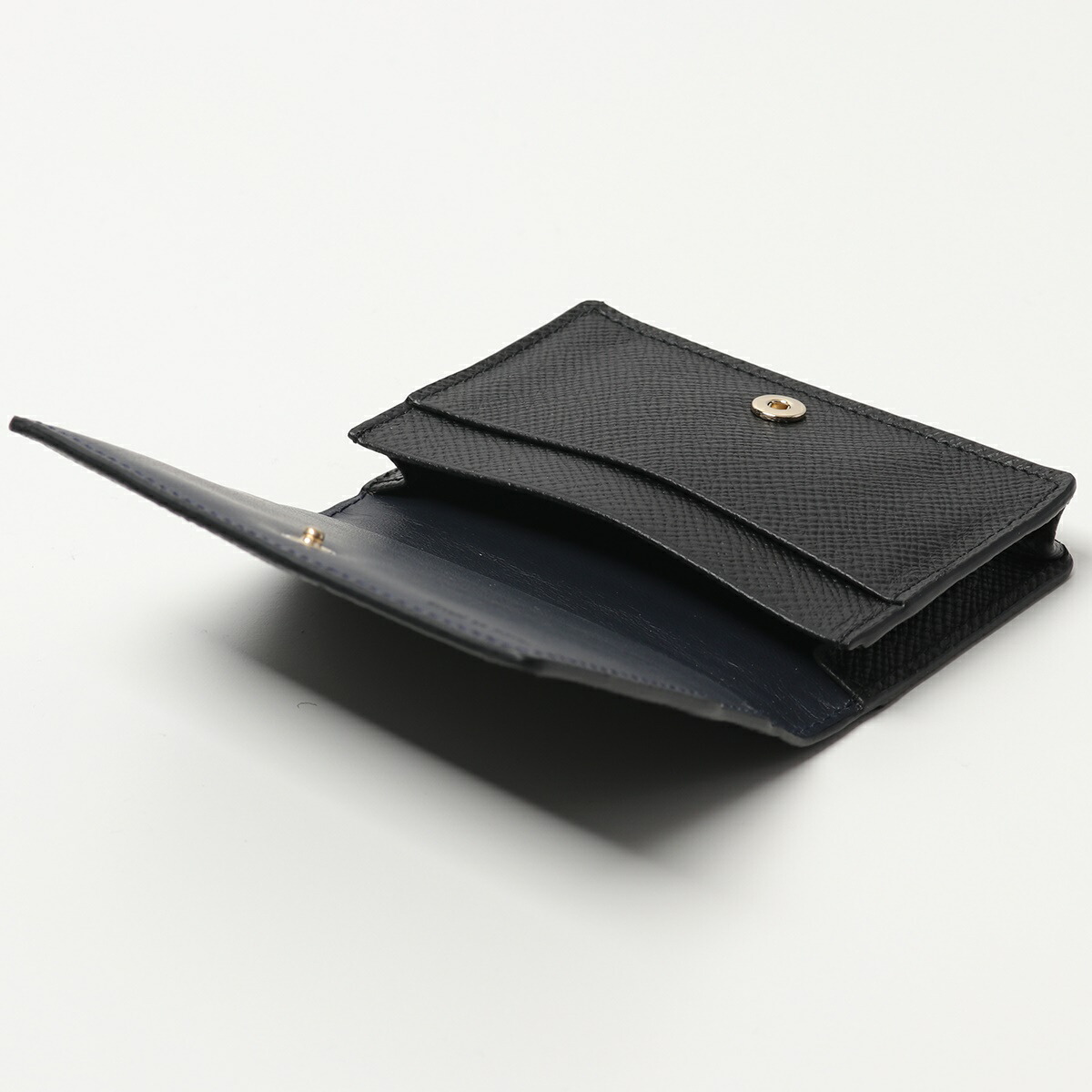 お得 の エントリーでポイント最大7倍 日21時 23時59まで Smythson スマイソン Panama C Case レザー カードケース カードホルダー 名刺入れ Black メンズ レディース 安心発送高評価の
