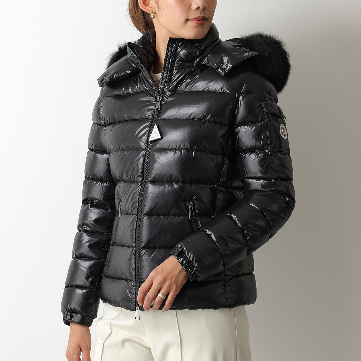 セット送料無料 サイズ0 Moncler Badyfur black モンクレール バディ