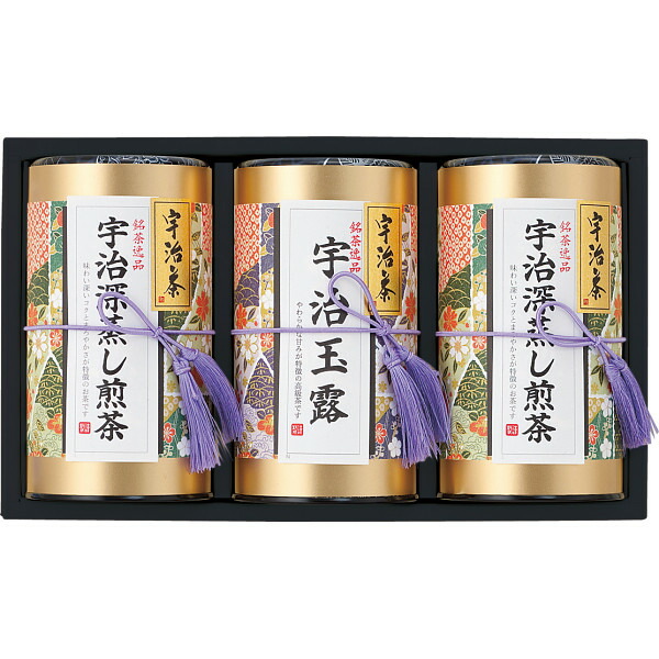 【送料無料】芳香園製茶 宇治銘茶詰合せ　HEU-803【深蒸し茶/宇治茶/玉露/内祝/出産内祝い/御礼/ギフトセット/結婚内祝い/快気祝い/お返し/香典返し/お歳暮ギフト】