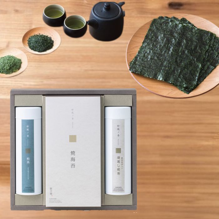 TUO お茶漬海苔 4冊セット 味付海苔・お茶漬け・スープ詰合せ LJB-25(B4) ギフト包装