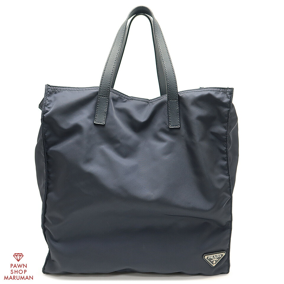 PRADA プラダ 三角ロゴ トートバッグ ハンドバッグ ナイロン 縦型 グレー 楽天市場】プラダ 【PRADA】 サフィアーノレザー トートバッグ