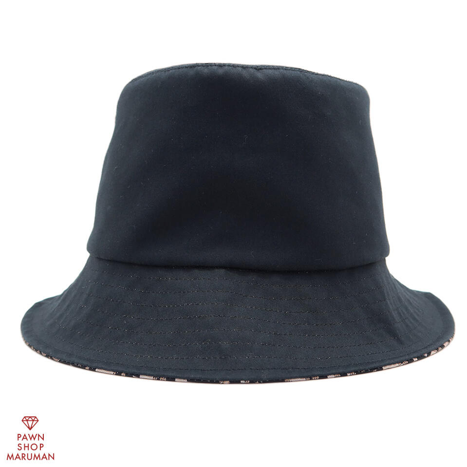Christian Dior クリスチャンディオール Teddy-D リバーシブルボブハット 95TDD923A130 ポリエステル&times;コットン&times;ポリウレタン ブラック&times;ブラックオブリーク【送料無料】【中古】【メンズ レディース】【モダン】【57cm】【短めブリム】【撥水加工】【折りたたみ】【携帯】｜丸万質舗 32,435円
