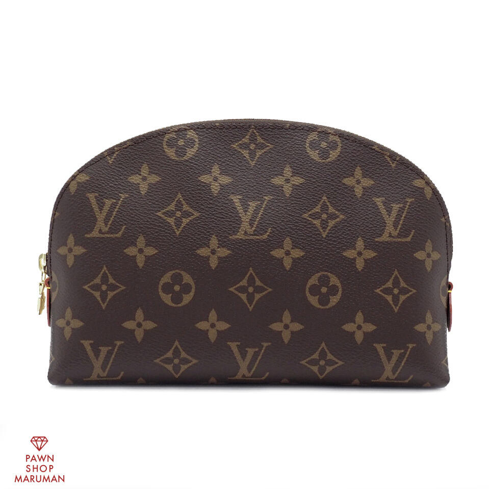 LOUIS VUITTON ルイヴィトン モノグラム ポシェット コスメティック MM M46579 モノグラム帆布×なめし革 モノグラム×ゴールド金具【貨物輸送無料】【中古】【メンズ レディース】【合切袋】【コスメポーチ】【旅する】【余暇】