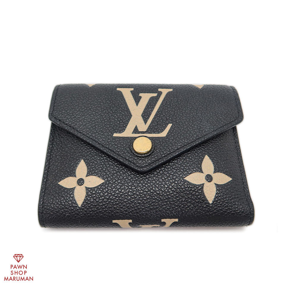 【箱付】ルイヴィトン アンプラント ポルトフォイユ ヴィクトリーヌ 三つ折り財布 楽天市場】ルイヴィトン 三つ折り財布(小銭入れあり) バイカラー