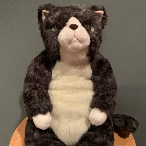 【個別販売商品001】カドリー　勘太　サバトラ　ねこ　ぬいぐるみ【Cuddly／ヌイグルミ／ねこぬいぐるみ／ネコヌイグルミ／日本製ぬいぐるみ／高級ぬいぐるみ／猫／サバ／トラ／サバトラ猫／日本製】