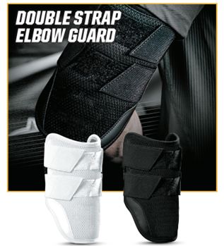 エボシールド EVOSHIELD 貨物輸送無料 カスタム相応う エルボーガード ロングダブルストライプ 上級高等学校ベイスボール相応う品  尖んがり10倍