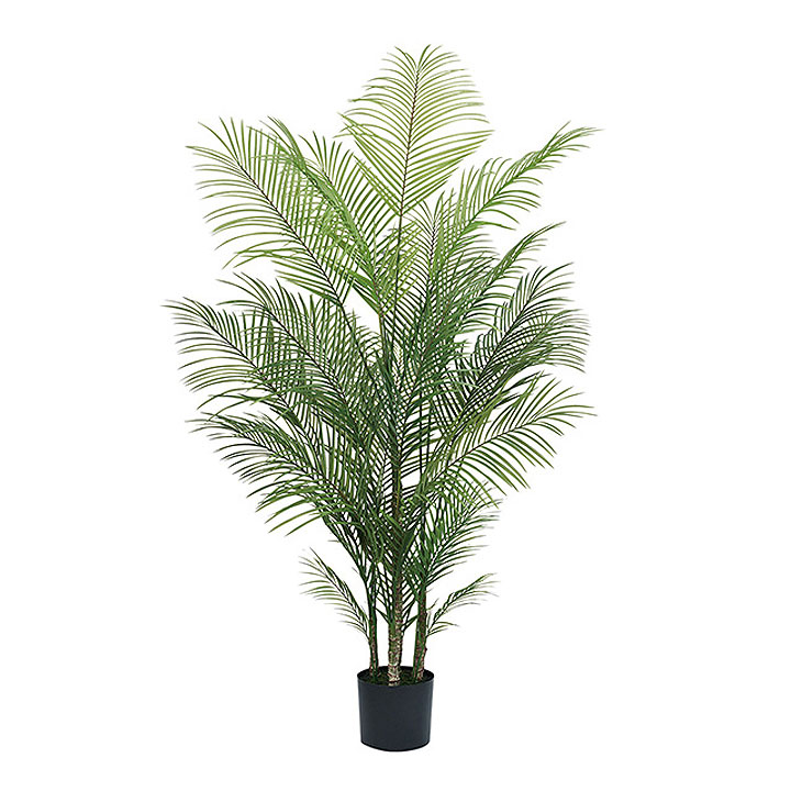 アレカパームグランデポット (高さ180cm) グリーン 観葉植物 造花 リアル タヒチ 南国 夏 観葉植物 大型 インテリア 人工 フェイク 模様替え おしゃれ モダン シンプル 店舗 ディスプレイ カフェ インダストリアル 倉庫 レンガ くすみカラー