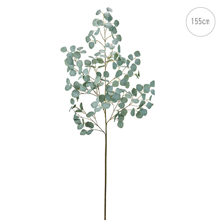 【再入荷】ユーカリノキ枝 (155糎)  室内装飾 枝 観葉草木 造花 南国 乾荒原 オブジェ 夏 観葉草木 大型 室内装飾 人工 うつり変わり   大型 今めかしい 造花 人工 今めかしい 分かりやすい バス発着場見せびらかす 喫茶店 インダストリアル バス発着場 レンガ