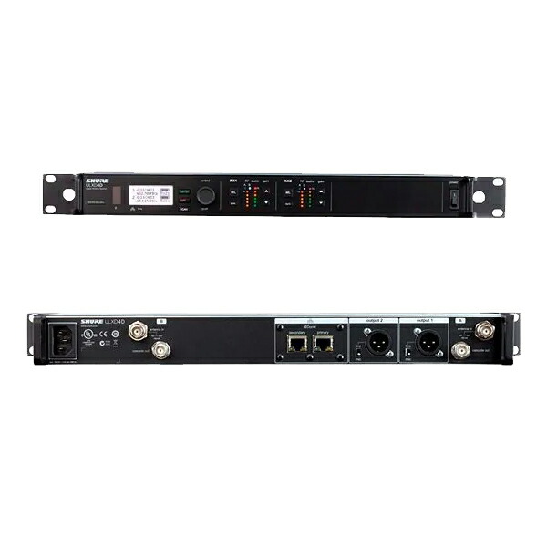 【美品】SHURE デジタルワイヤレス受信機 ULXD4Q-AB ULXD4Q - Quad-Channel Digital Wireless Receiver - Shure USA