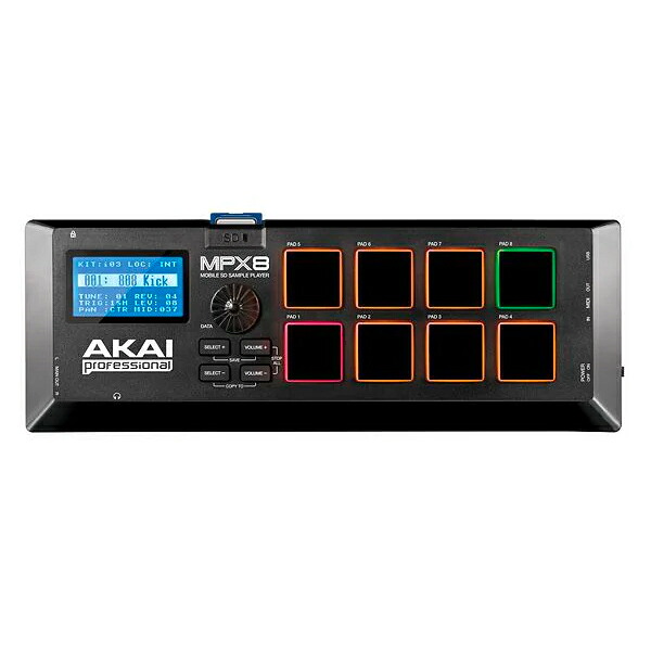AKAI（アカイ）サンプル・プレーヤ『MPX8』【在庫ありの場合1~3営業日で出荷可能】｜mask dB