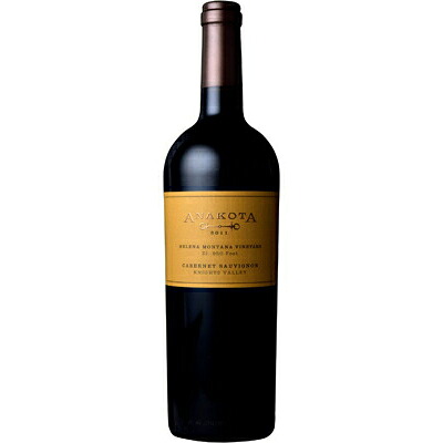 【6本~送料無料】[2011] ヘレナ モンタナ ヴィンヤード カベルネ ソーヴィニヨン 750ml 【アナコタ】 赤ワイン アメリカ カリフォルニア ソノマ ナイツ ヴァレー ギフト 贈り物 お祝い お礼｜枡屋酒店