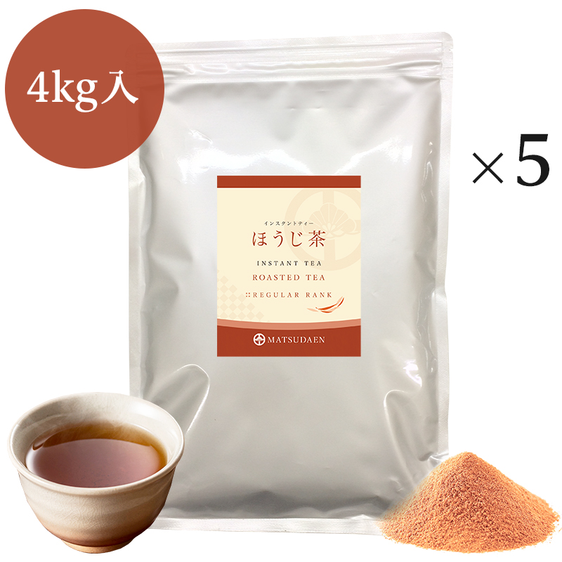 給茶機専用　粉末　煎茶　インスタントティー　20袋 たのめーる】ますぶち園 給茶機用粉末茶 煎茶 60g/袋 1セット(5