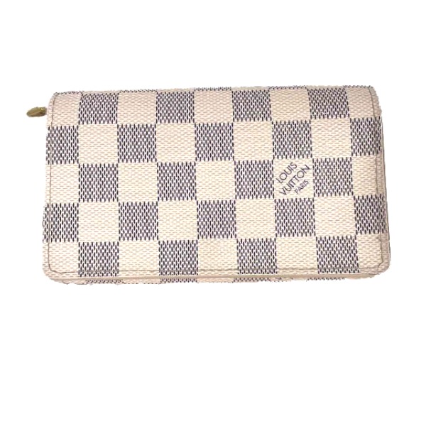 ルイヴィトン LOUIS VUITTON 二つ折り紙入れ ポルトフォイユ ダミエアズール トレゾール ダミエアズールキャンバス N61744 ダミエアズール LV 【SS】 【中古】