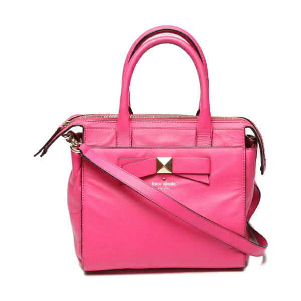 ケイトスペード Kate Spade ハンドバッグ カーフ ショルダー 2WAY ピンク 【SS】 【中古】|まつい質舗(福岡の質屋)