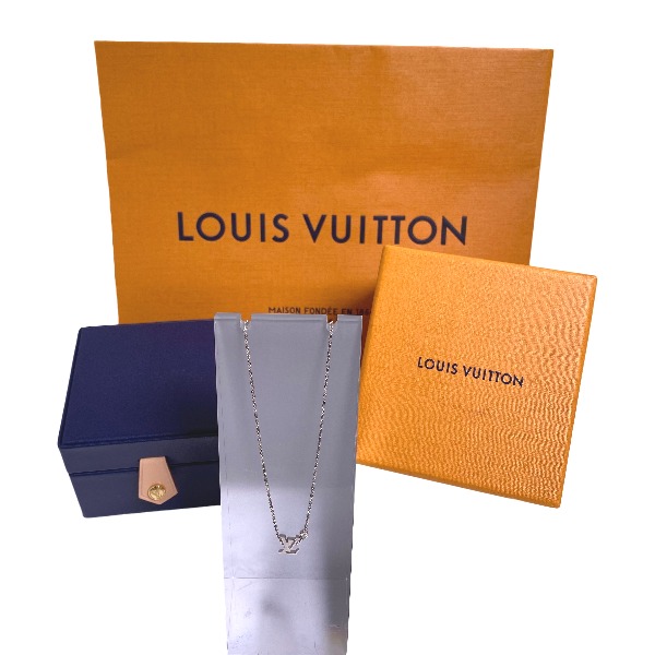 ルイヴィトン LOUIS VUITTON ネックレス パンダンティフ イディール ホワイトゴールド×ダイヤモンド ブロッサム LV K18ホワイトゴールド Q93653 ホワイトゴールド LV 【SS】 【中古】