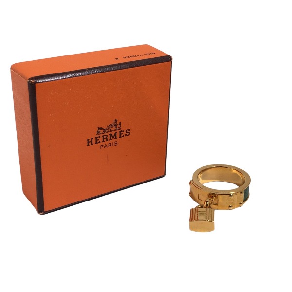 エルメス スカーフリング オレンジ HERMES スイフト×GP アクセサリー