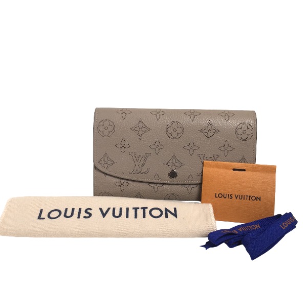 ルイヴィトン 長財布 M60144 ポルトフォイユイリス マヒナ ガレ ベージュ LOUIS VUITTON ルイヴィトン マヒナ ポルトフォイユ イリス ガレ