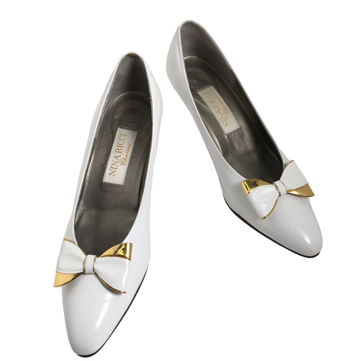 ドゥーズィエムクラス NINA RICCIニナリッチ グレージュパンプス ドゥーズィエムクラス NINA RICCIニナリッチ グレージュパンプス