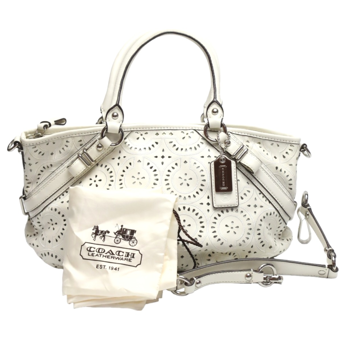 極美品✨COACH マディソン　レザー 2way ハンド　バック　保存袋付　本革 楽天市場】【バッグ】COACH コーチ マディソン レザー ミニ