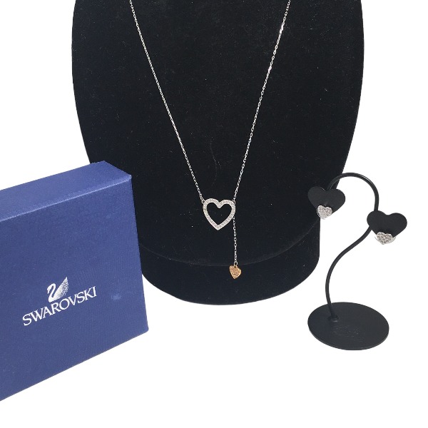 楽天市場】SWAROVSKI スワロフスキー ハートモチーフ ネックレス