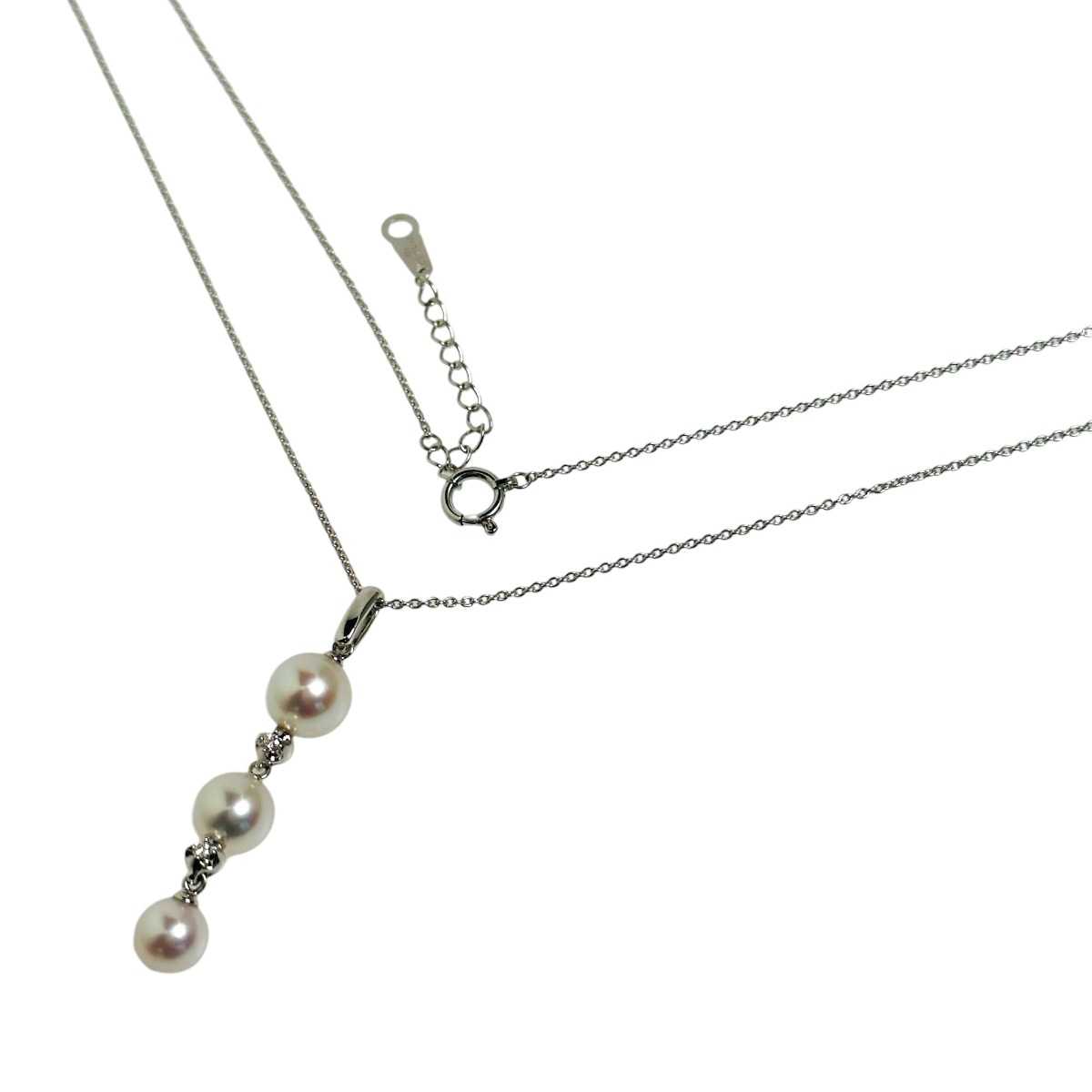 タサキ TASAKI 首飾り 首飾り パール 750WG K14白いことゴールド 首飾り 白いことゴールド 【SS】 【中古】