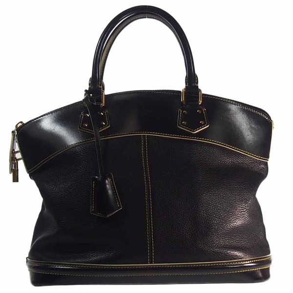 ルイヴィトン LOUIS VUITTON ハンドバック 鍵を掛けるイットPM スハリ  トートバッグ 子ウシ M91887 ノアール LV 【SS】 【中古】