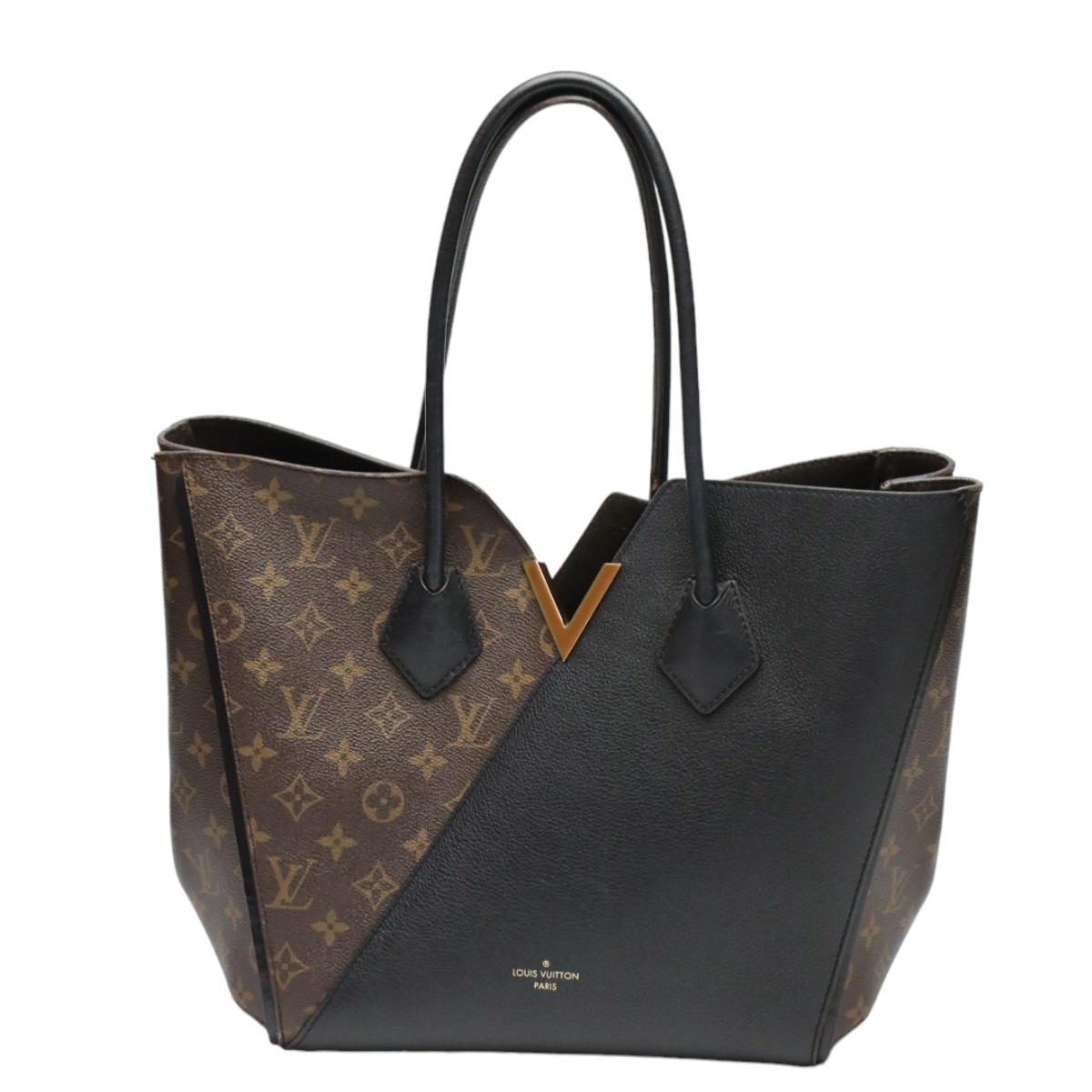 ルイ・ヴィトン トートバッグ ブラウン/レッド LOUIS VUITTON ルイヴィトン トートバッグ キモノMM ブラウン