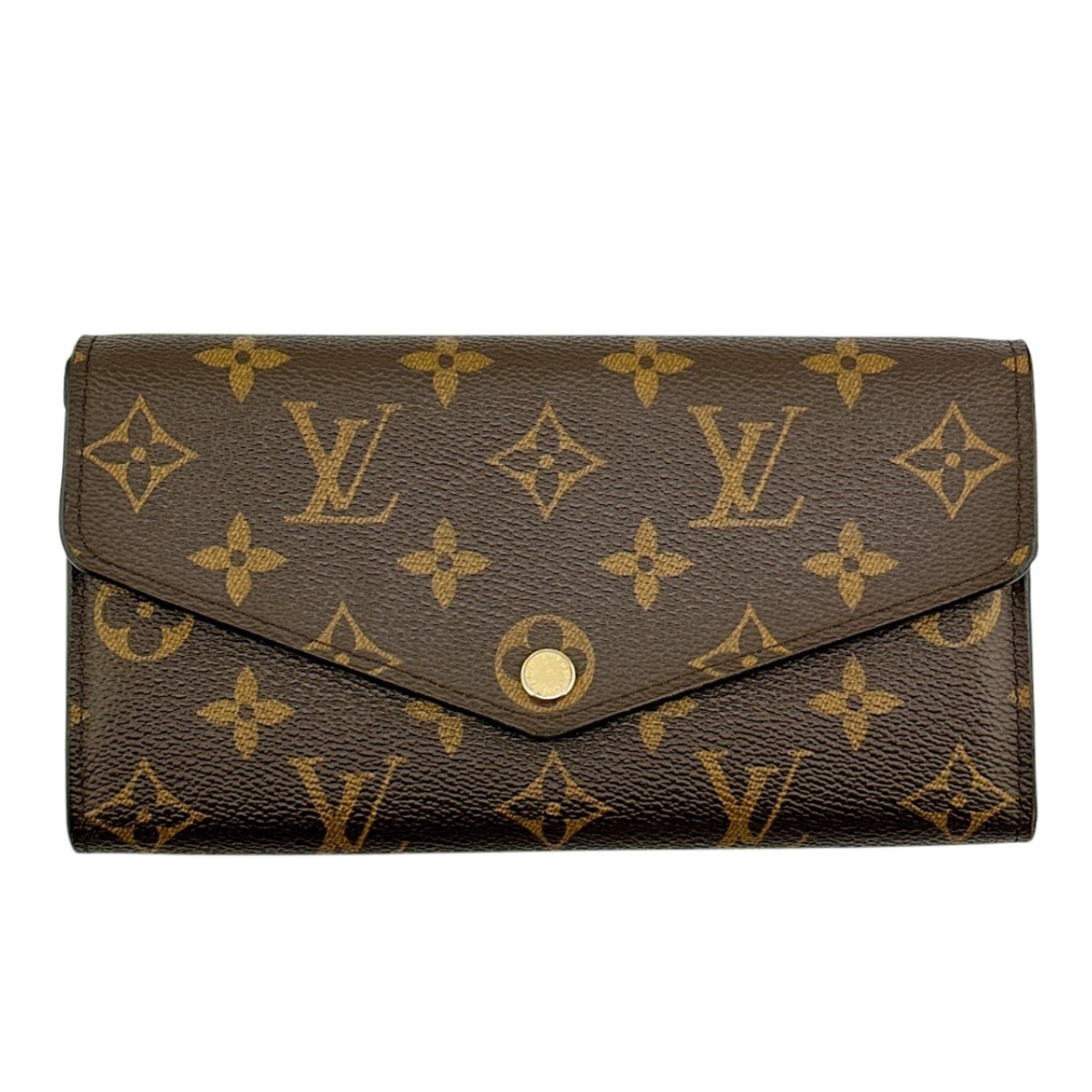 ルイヴィトン LOUIS VUITTON 長紙入れ ラウンドジッパー モノグラム ポルトフォイユ・サラ   モノグラム帆布 M62235 さくら色・バレリーヌ LV 【SS】 【中古】