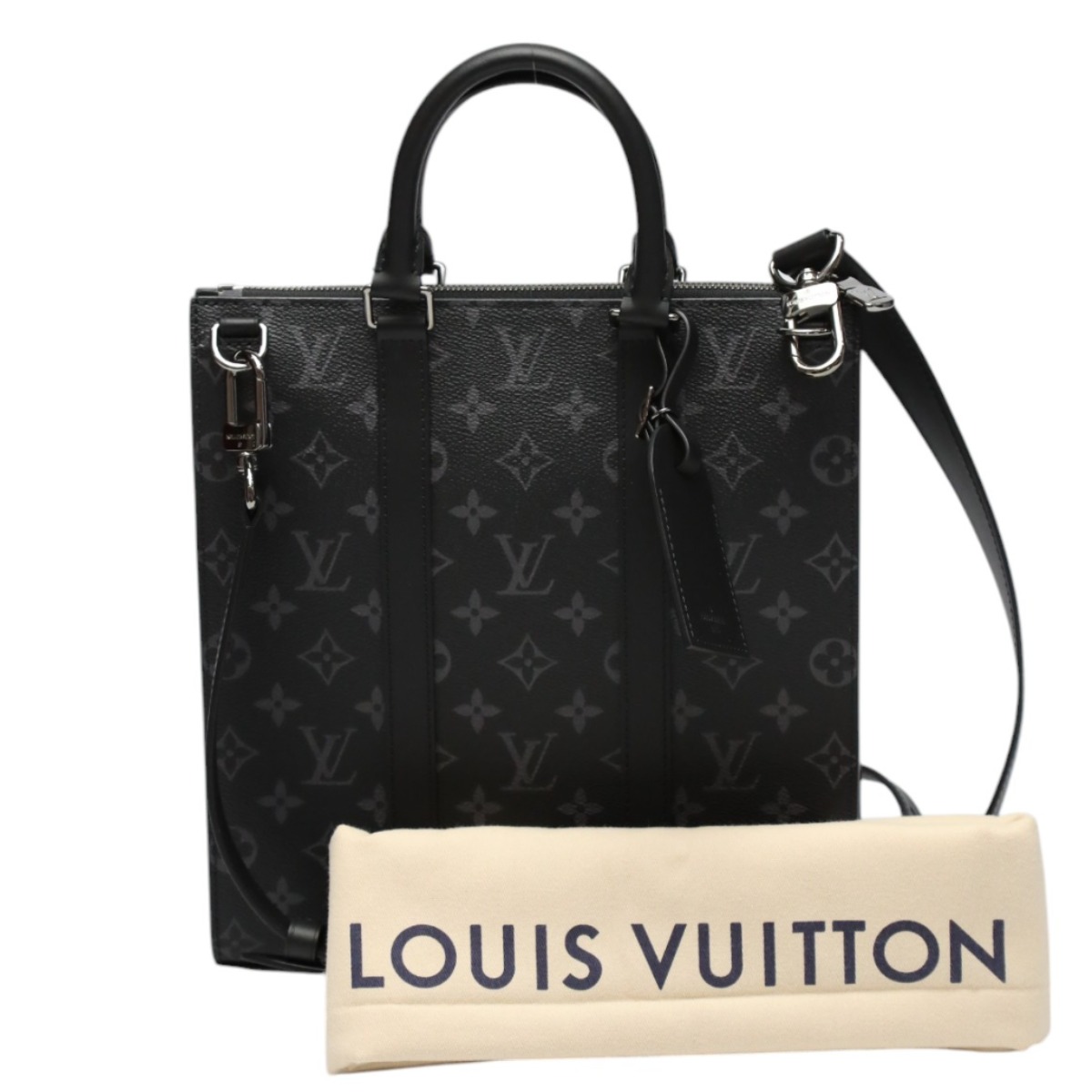 ルイヴィトン フラグメント カバ ライト トート モノグラムエクリプス ブラック LOUIS VUITTON ルイヴィトン トートバッグ モノグラム