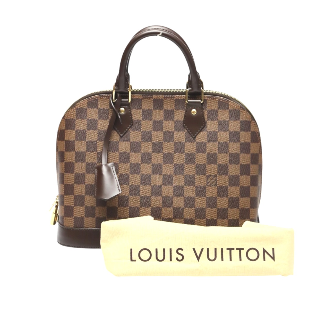 ルイヴィトン LOUIS VUITTON ハンドバック 2WAY ダミエ アルマPM ダミエキャンバス N53151 赤銅色 LV 【SS】 【中古】