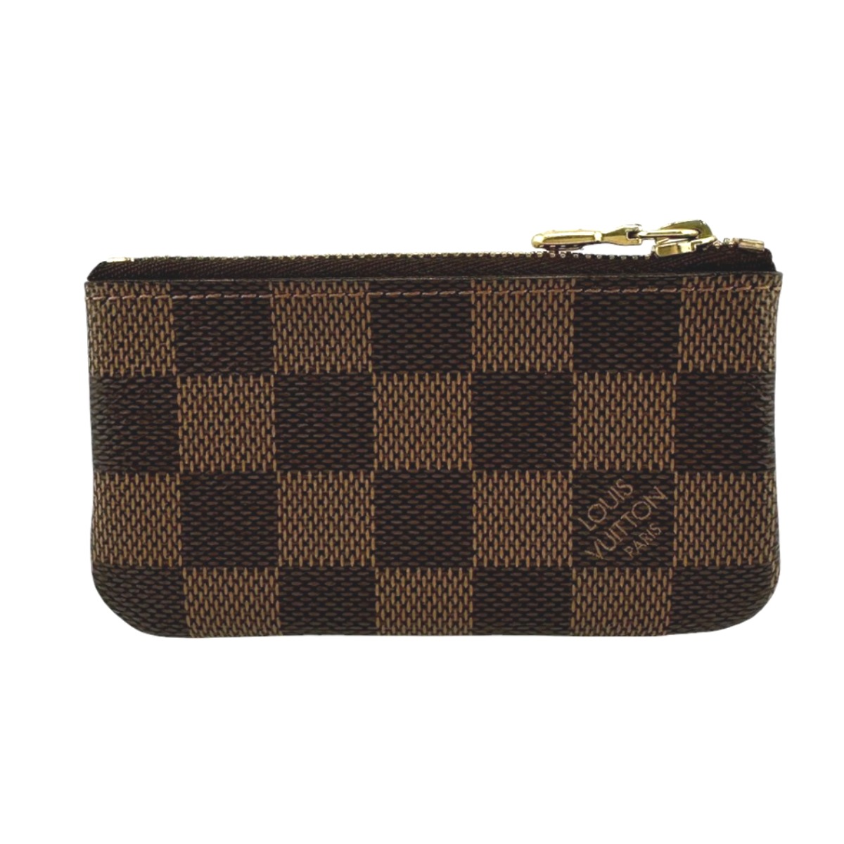 ルイヴィトン LOUIS VUITTON 手当たり容れもの 釣り銭入れ兼用手当たり容れもの ダミエ ポシェットクレ  ダミエキャンバス N62658 赤銅色 LV 【SS】 【中古】