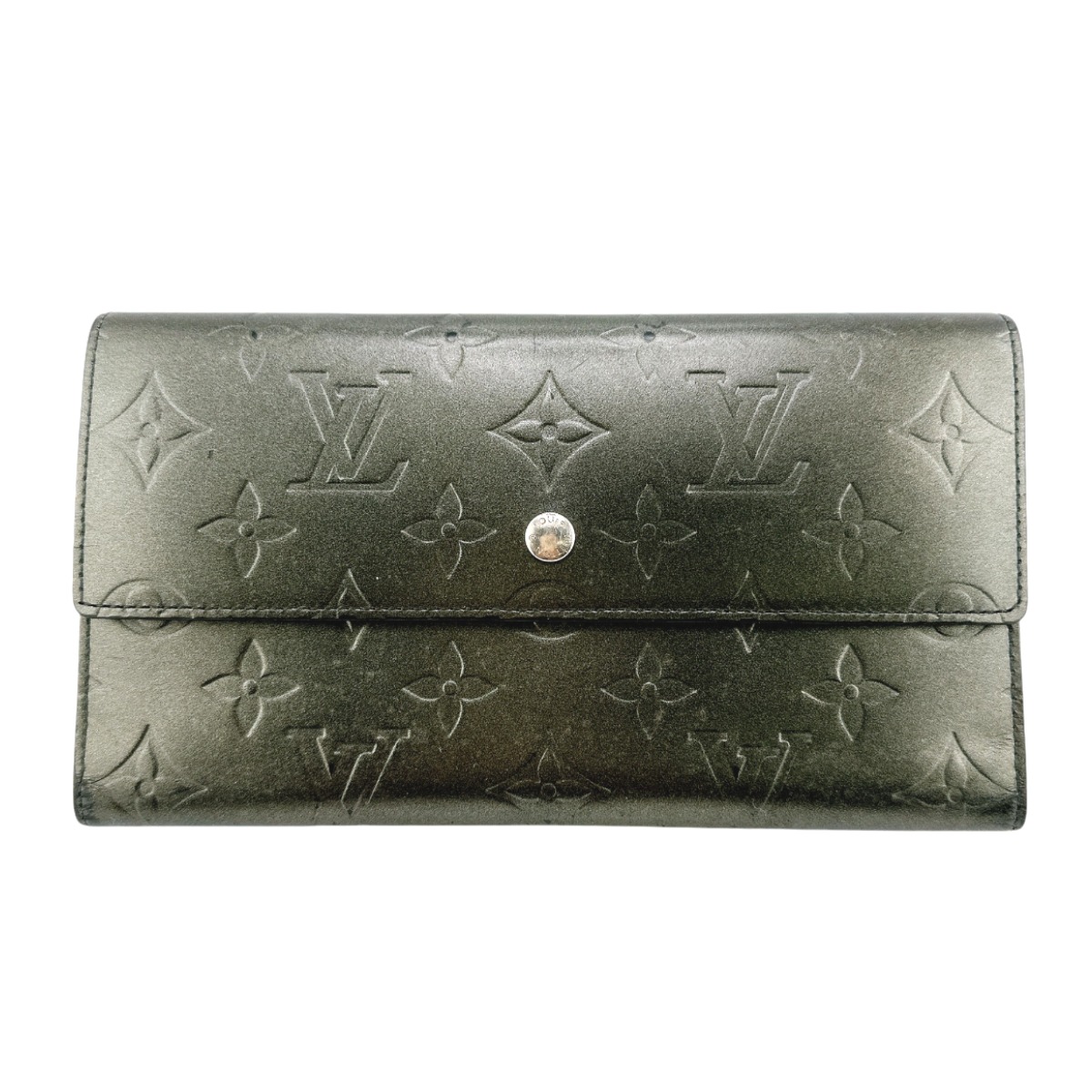ルイヴィトン LOUIS VUITTON 三つ折り財布 三つ折り財布 モノグラム ポルフォイユ モノグラムマット M65102 ノワール LV 【SS】 【中古】