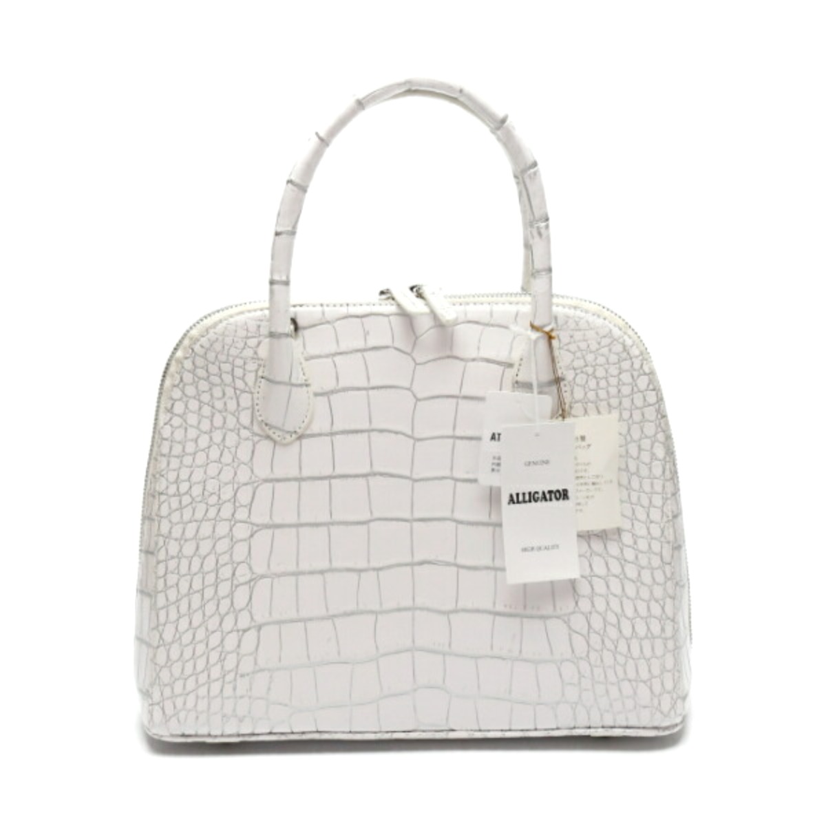クロコダイル CROCODILE ハンドバッグ 2WAYバッグ クロコダイル LB3119 ホワイト 【SS】