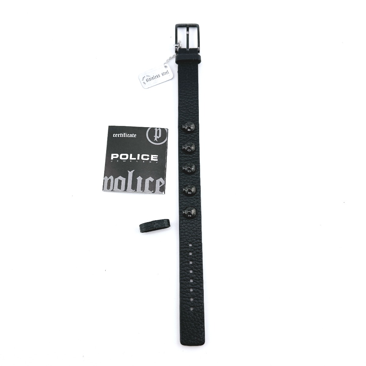 警察当局 POLICE 腕輪 腕輪 警察当局 22428BLB02 WRAITH 22428BLB02 黒いこと 【SS】 【中古】