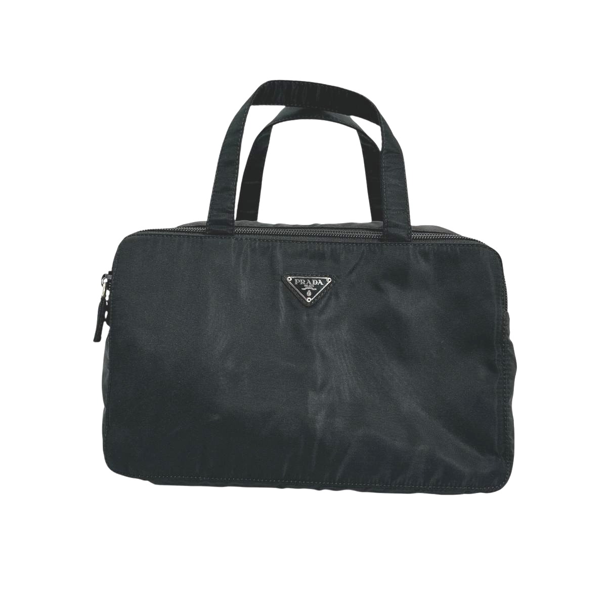 プラダ PRADA ハンドバッグ ハンドバック ナイロン ナイロン ブラック 【SS】 【中古】