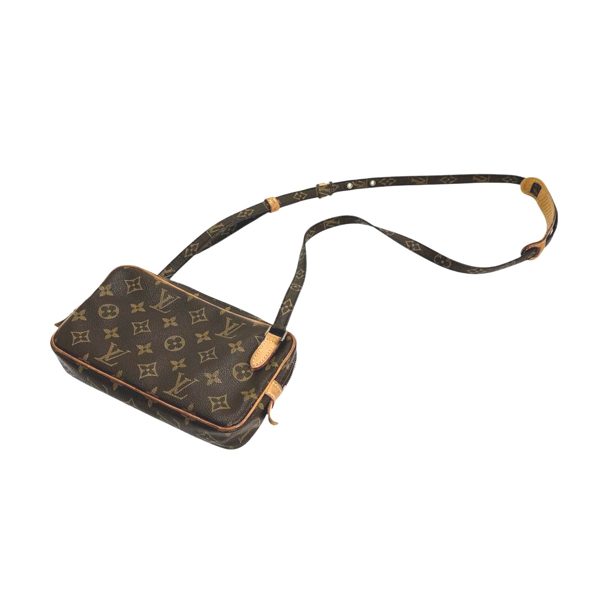 ルイヴィトン LOUIS VUITTON ショルダーバッグ ショルダーバッグ モノグラム マルリーバンドリエール モノグラム帆布 M51828 赤銅色 LV 【SS】 【中古】