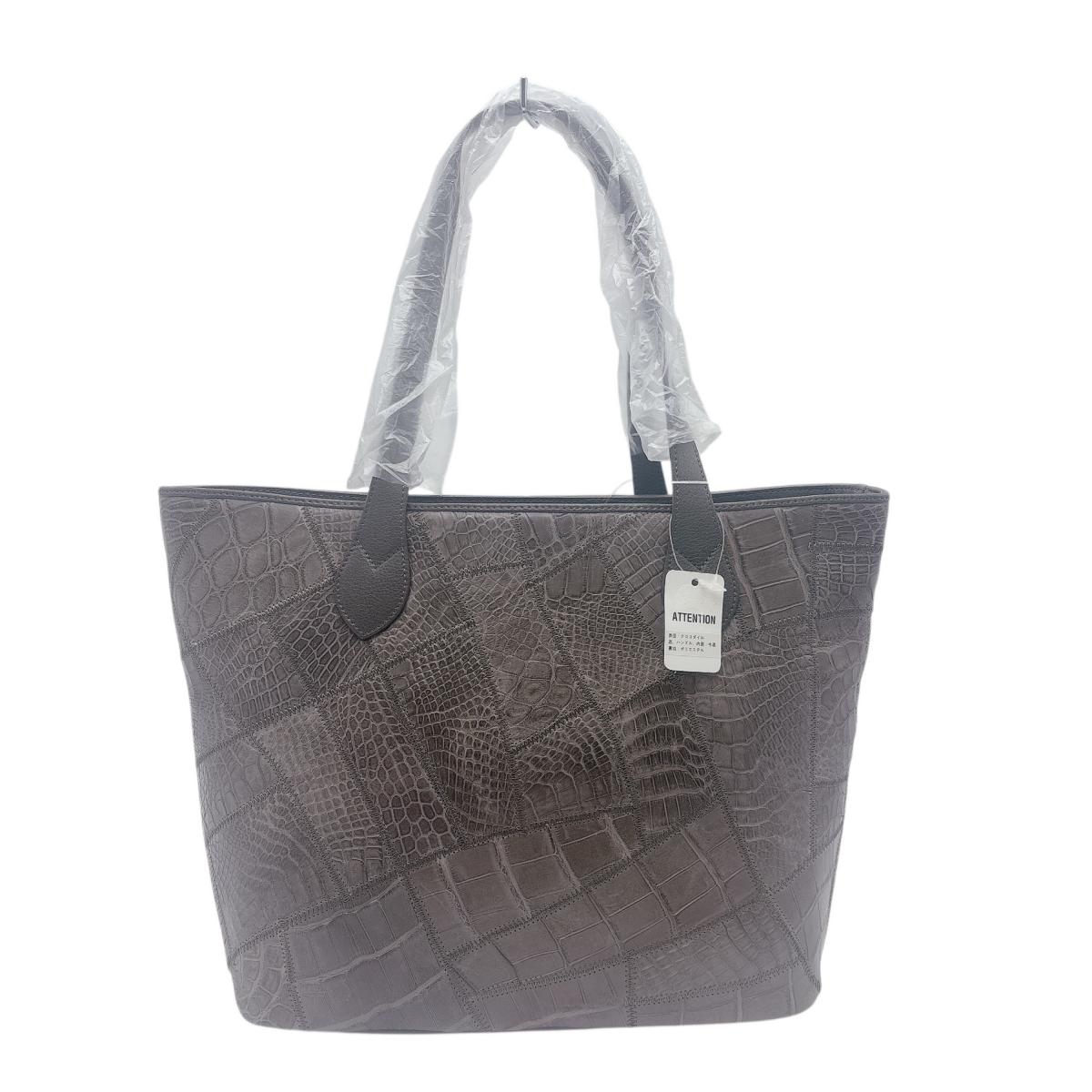 クロコダイル 4482 トートバッグ ブラック CROCODILE