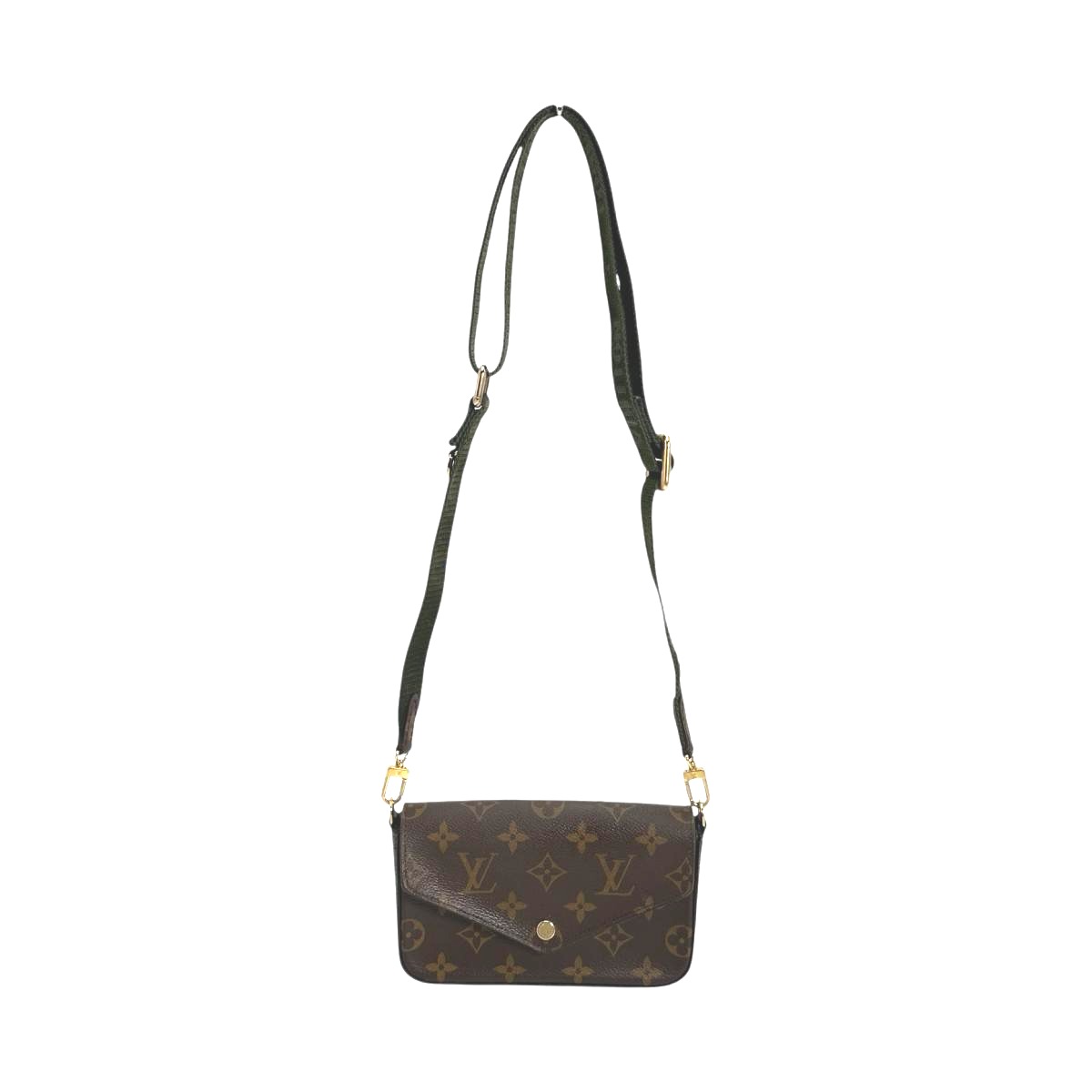 ルイヴィトン LOUIS VUITTON ショルダーバッグ 肩先 モノグラム ミュルティ・ポシェット・フェリシー モノグラム帆布 M80091 赤銅色 LV 【SS】 【中古】